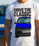 Drive The Classic Fiat Cinquecento. T-shirt in White Colour