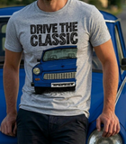 Drive The Classic Trabant. T-shirt in Heather Grey Colour