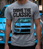 Drive The Classic Subaru Impreza WRX 1st Gen. T-shirt in Heather Grey Colour