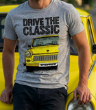 Drive The Classic Trabant. T-shirt in Heather Grey Colour
