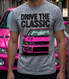 Drive The Classic Subaru Impreza WRX 1st Gen. T-shirt in Heather Grey Colour
