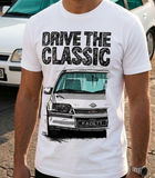 Drive The Classic Opel Kadett E GSI. T-shirt in White Colour