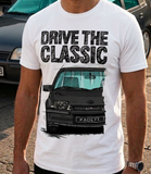 Drive The Classic Opel Kadett E GSI. T-shirt in White Colour