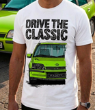 Drive The Classic Opel Kadett E GSI. T-shirt in White Colour