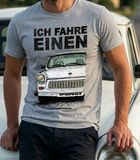 Ich Fahre Einen Trabant. T-shirt in Heather Grey Colour