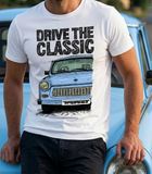 Drive The Classic Trabant. T-shirt in White Colour