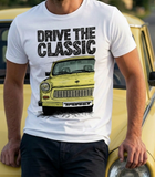 Drive The Classic Trabant. T-shirt in White Colour