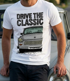 Drive The Classic Trabant. T-shirt in White Colour