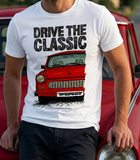 Drive The Classic Trabant. T-shirt in White Colour