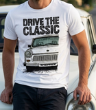 Drive The Classic Trabant. T-shirt in White Colour