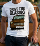 Drive The Classic Trabant. T-shirt in White Colour