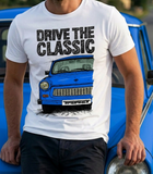 Drive The Classic Trabant. T-shirt in White Colour