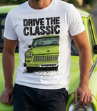 Drive The Classic Trabant. T-shirt in White Colour