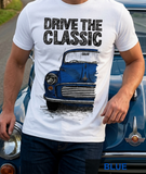 Drive The Classic Morris Minor. T-shirt in White Colour