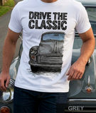 Drive The Classic Morris Minor. T-shirt in White Colour