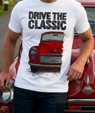 Drive The Classic Morris Minor. T-shirt in White Colour