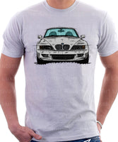 BMW Z3. T-shirt in White Colour