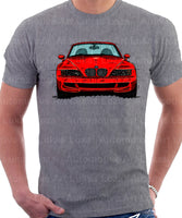 BMW Z3 M. T-shirt in Heather Grey Colour