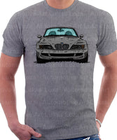 BMW Z3 M. T-shirt in Heather Grey Colour