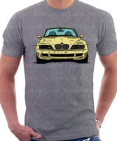 BMW Z3 M. T-shirt in Heather Grey Colour