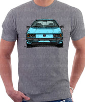 Volkswagen Passat B3 Color Bumper Halogen. T-shirt in Heather Grey Colour