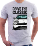 Drive The Classic Fiat Coupe Color Bumper Grille Version 2. T-shirt in White Colour