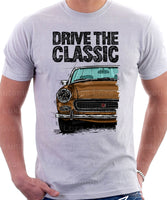 Drive The Classic MG Midget Facelift Model. T-shirt in White Colour