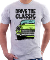 Drive The Classic Austin Healey Sprite  Mk 2-4. T-shirt in White Colour