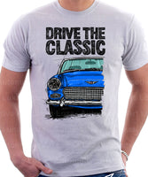Drive The Classic Austin Healey Sprite  Mk 2-4. T-shirt in White Colour