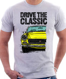 Drive The Classic Austin Healey Sprite  Mk 4 Facelift Model. T-shirt in White Colour