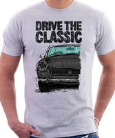 Drive The Classic Austin Healey Sprite  Mk 4 Facelift Model. T-shirt in White Colour