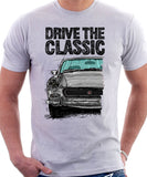 Drive The Classic Austin Healey Sprite  Mk 4 Facelift Model. T-shirt in White Colour