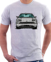 Fiat Coupe Color Bumper Grille Version 2. T-shirt in White Colour