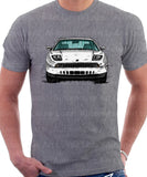 Fiat Coupe Grille Version 1. T-shirt in Heather Grey Colour