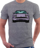 Fiat Coupe Grille Version 1. T-shirt in Heather Grey Colour