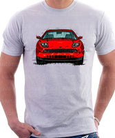 Fiat Coupe Grille Version 1. T-shirt in White Colour