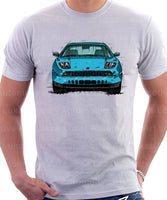 Fiat Coupe Grille Version 1. T-shirt in White Colour