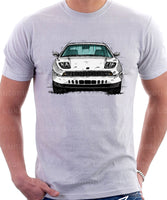 Fiat Coupe Grille Version 2. T-shirt in White Colour