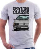 Drive The Classic Volkswagen Passat B3 Color Bumper Halogen. T-shirt in White Colour