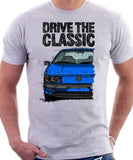 Drive The Classic Volkswagen Passat B3 Color Bumper Halogen. T-shirt in White Colour