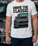 Drive The Classic Subaru Impreza Bugeye WRX. T-shirt in White Colour