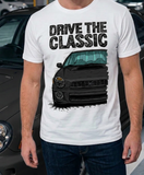 Drive The Classic Subaru Impreza Bugeye WRX. T-shirt in White Colour