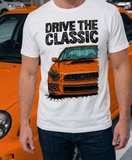 Drive The Classic Subaru Impreza Bugeye WRX. T-shirt in White Colour