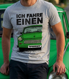 Ich Fahre Einen Trabant. T-shirt in Heather Grey Colour