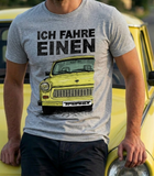 Ich Fahre Einen Trabant. T-shirt in Heather Grey Colour