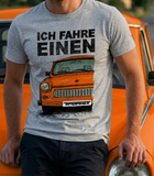 Ich Fahre Einen Trabant. T-shirt in Heather Grey Colour