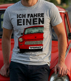 Ich Fahre Einen Trabant. T-shirt in Heather Grey Colour