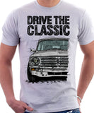 Drive The Classic Mini Clubman Chrome Grille. T-shirt in White Colour