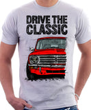Drive The Classic Mini Clubman Chrome Grille. T-shirt in White Colour
