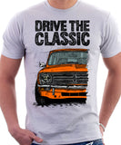 Drive The Classic Mini Clubman Black Grille. T-shirt in White Colour